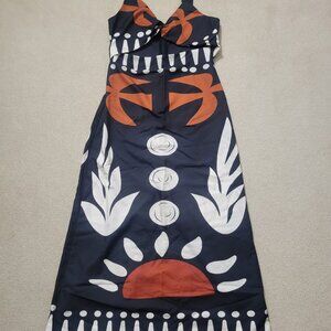 Commense Women's Printed Maxi Cut Out Dress, Size Large, NWT